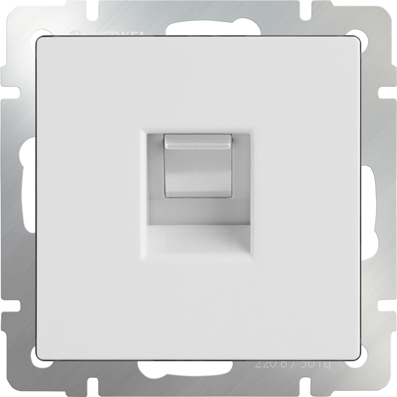 Розетка Ethernet RJ-45 (белая) 